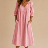 Veera | Vestido midi de lino