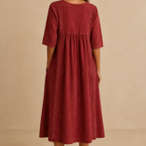 Veera | Vestido midi de lino