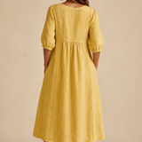 Veera | Vestido midi de lino