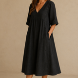 Veera | Vestido midi de lino