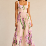Oriah | Vestido maxi de línea A con flores