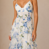 Uri | Vestido midi con volantes