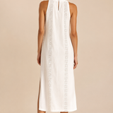 Vestido midi Liinainen con cuello chino