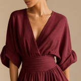 Alessia | Mono elegante con escote en V y cintura alta