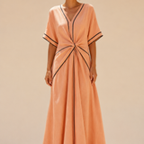 Elvi | Vestido ligero con detalle retorcido