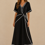 Elvi | Vestido ligero con detalle retorcido