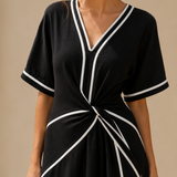 Elvi | Vestido ligero con detalle retorcido