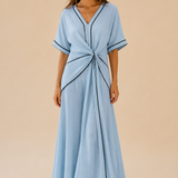 Elvi | Vestido ligero con detalle retorcido
