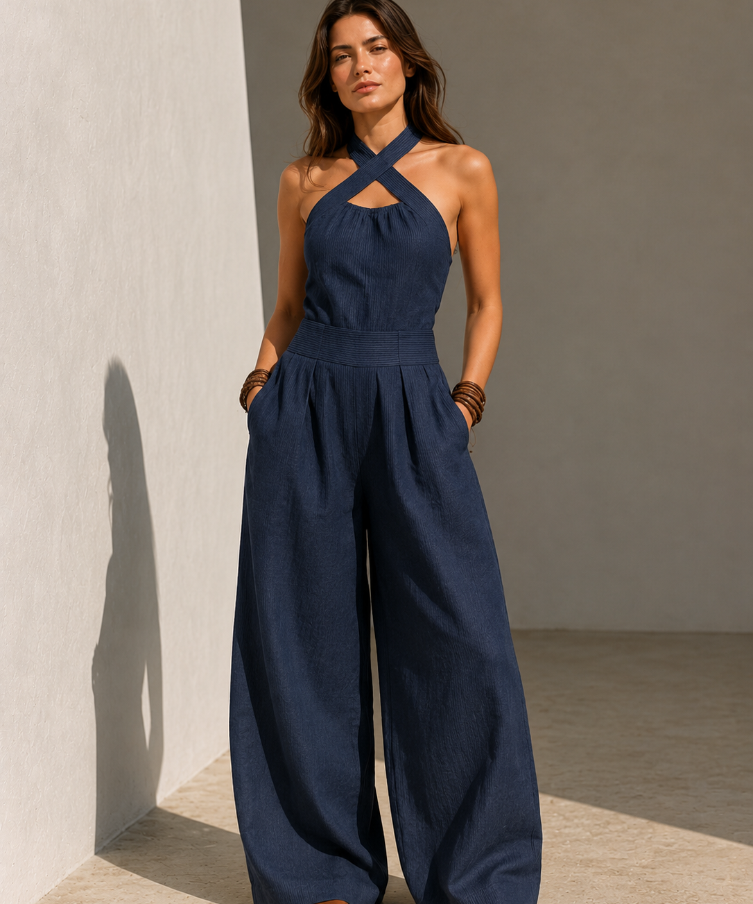 Ariana | Mono elegante con escote cruzado