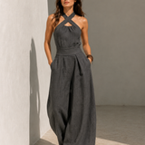 Ariana | Mono elegante con escote cruzado