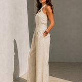 Ariana | Mono elegante con escote cruzado