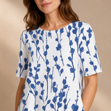 Marina | Vestido midi fluido con estampado floral