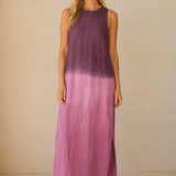 María | Vestido maxi fluido con elegante degradado