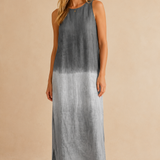 María | Vestido maxi fluido con elegante degradado