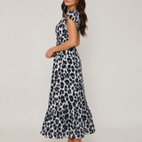 Candela | Vestido maxi de estilo barroco con escote en V