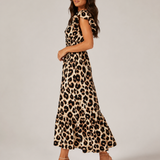 Candela | Vestido maxi de estilo barroco con escote en V