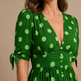 Valentina™ | Vestido de lunares moderno