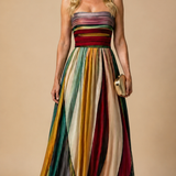 Sofía | Vestido A-línea sin tirantes