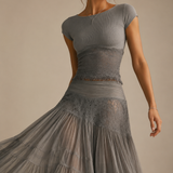 Elena | Conjunto de falda maxi y top