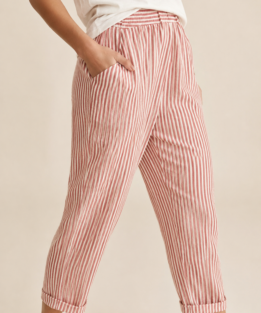 Pantalones de verano Rennot con corte amplio