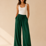 Pantalones de lino relajantes