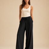 Pantalones de lino relajantes