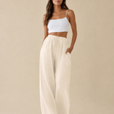 Pantalones de pierna ancha veraniegos
