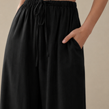 Pantalones de pierna ancha veraniegos