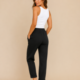 Pantalones de lino con cordón