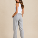 Pantalones de lino con cordón