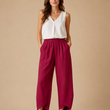 Pantalones de pierna ancha