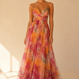 Minea | Vestido largo fluido con tirantes