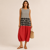 Jane | Vestido Midi a Rayas