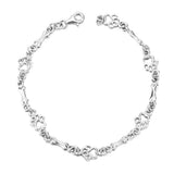 Beatriz | Pulsera de plata con detalles de perro