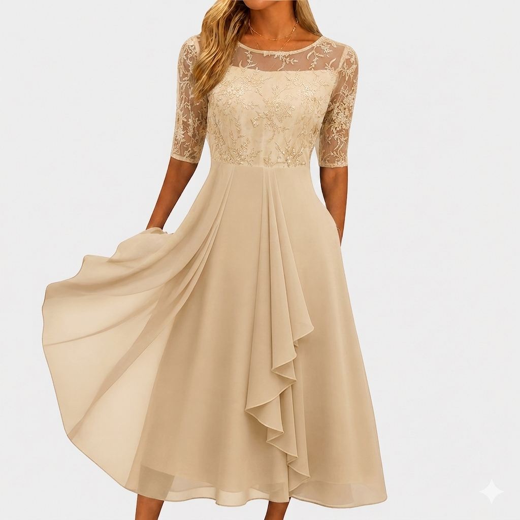 Blanca | Vestido de encaje elegante