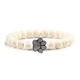 Elena | Pulsera de cuentas con encanto de pata
