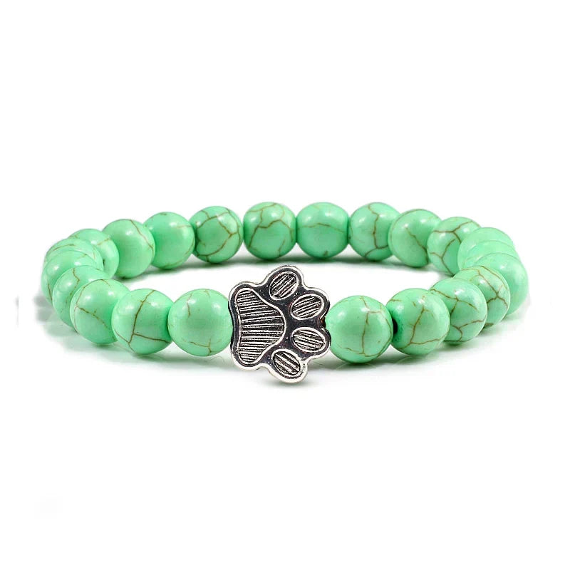 Elena | Pulsera de cuentas con encanto de pata