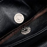 Elegante bolso de mano de cuero bordado y bolso crossbody para mujeres