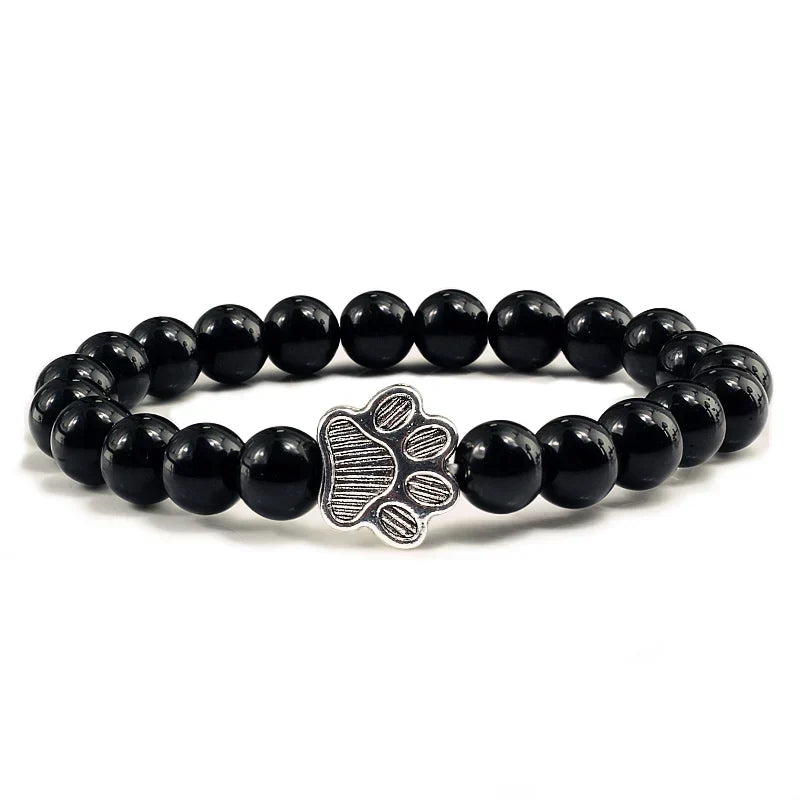 Elena | Pulsera de cuentas con encanto de pata