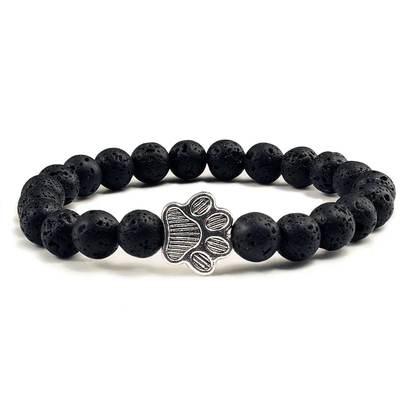 Elena | Pulsera de cuentas con encanto de pata