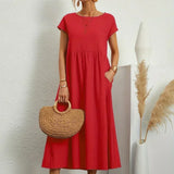Rosario | Vestido midi con falda acampanada