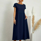 Rosario | Vestido midi con falda acampanada