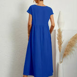 Rosario | Vestido midi con falda acampanada