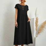 Rosario | Vestido midi con falda acampanada