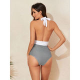 Sarah-bañador con cuello atado