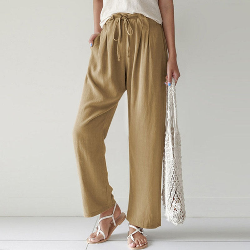 Ximena | Pantalón holgado con cintura ajustable
