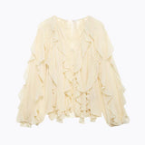 Pilar | Blusa con Volantes