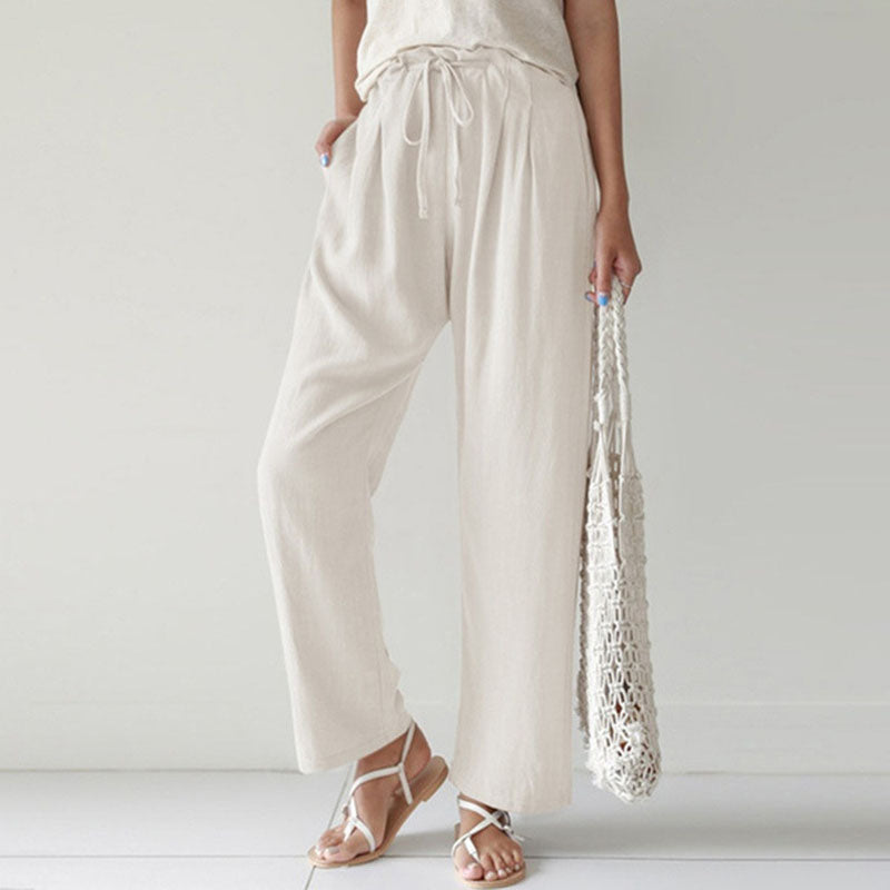 Ximena | Pantalón holgado con cintura ajustable
