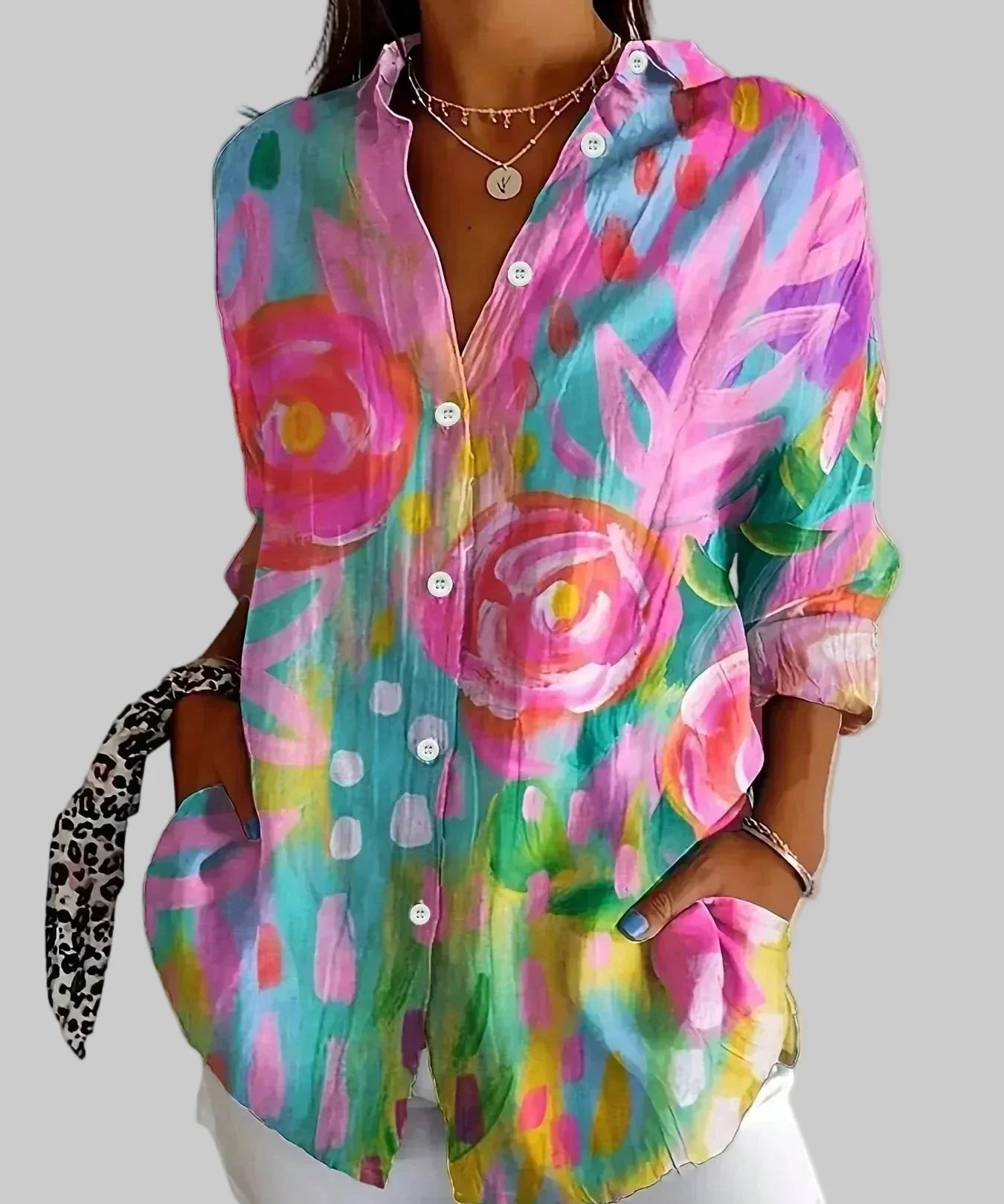 Ewelina | Blusa de Diseño Colorido