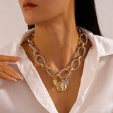 Vintage | Collar Azul Oscuro